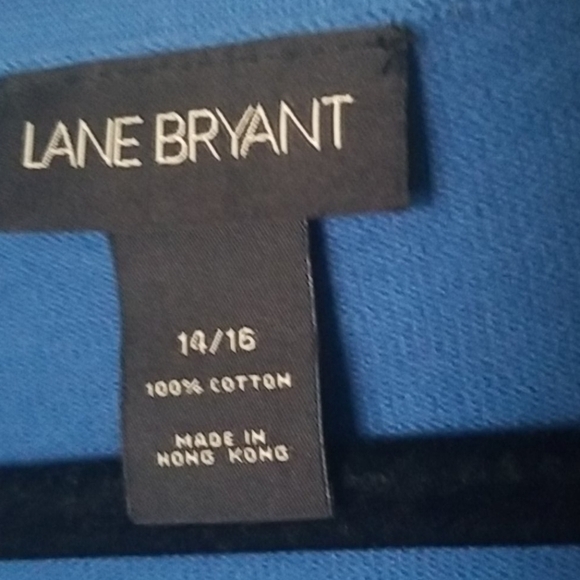 Lane Bryant Casual Fall Blue Button Front V Neck Cardigan 14/16 - Picture 2 of 6